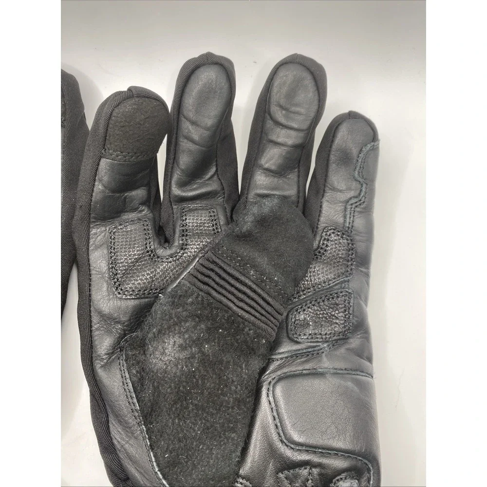 BILT Men's 5XL Motorcycle Riding Gloves Black Leather Waterproof Gauntlet - Picture 12 of 16